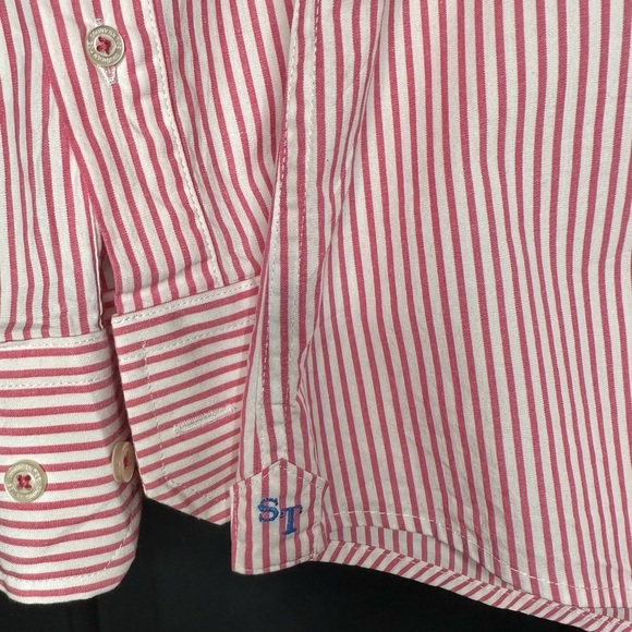 Southern Tide  Shirt Button Down Size  Medium Men’s Striped Long Sleeve (K)11 - Picture 5 of 12